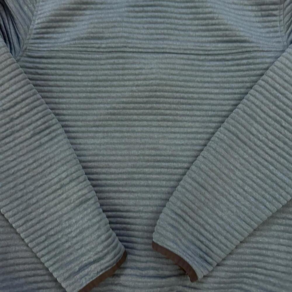 L.L.Bean blue Airlight full zip up hoodie Size M slightly fitted #outdoor - Picture 5 of 5